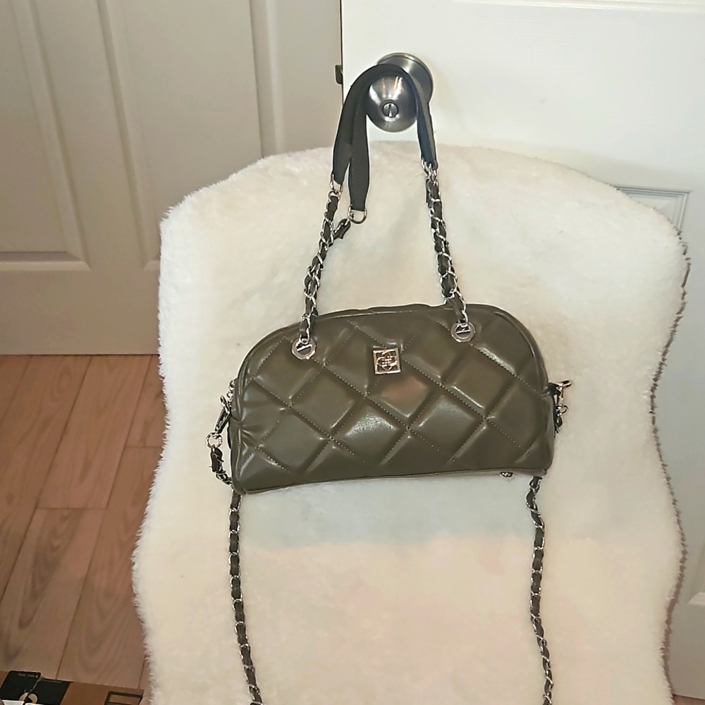 HARVEY MILLER POLO CLUB Women Shoulder/Crossbody bag Quilted bowl green